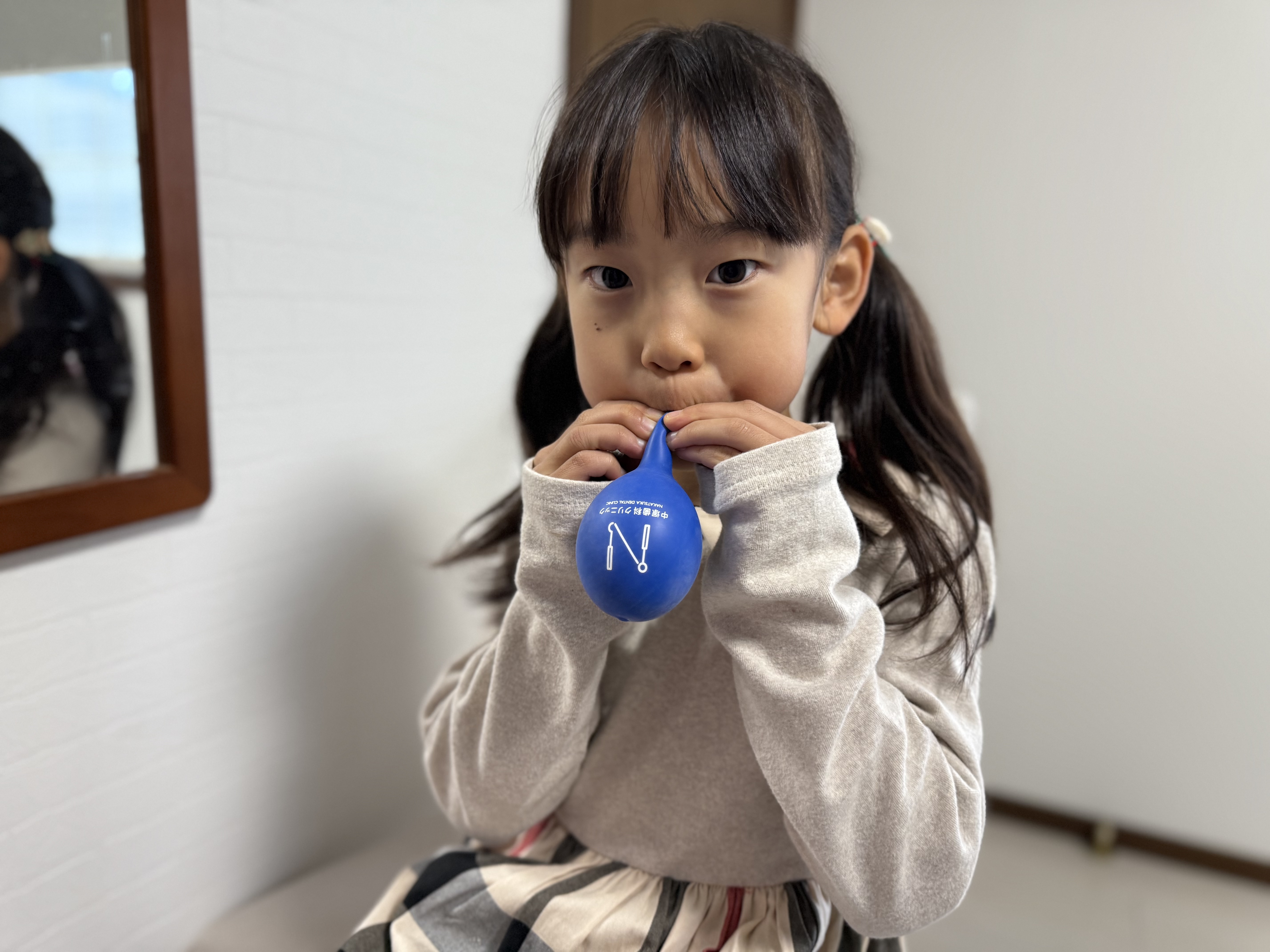 お口の使い方の確認